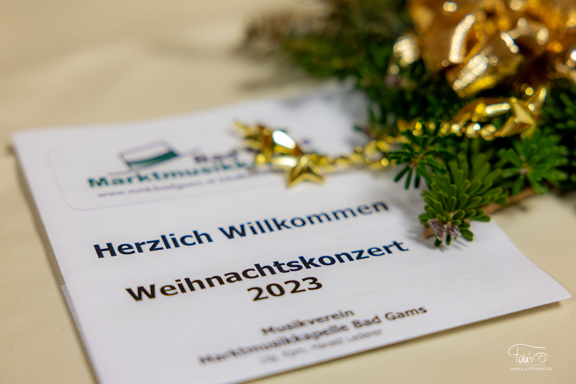 Das Weihnachtskonzert 2023 der Marktmusikkapelle Bad Gams